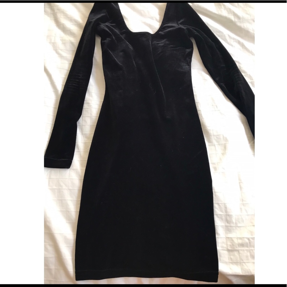 SOLD ON EBAY American Apparel Velvet mini dress
